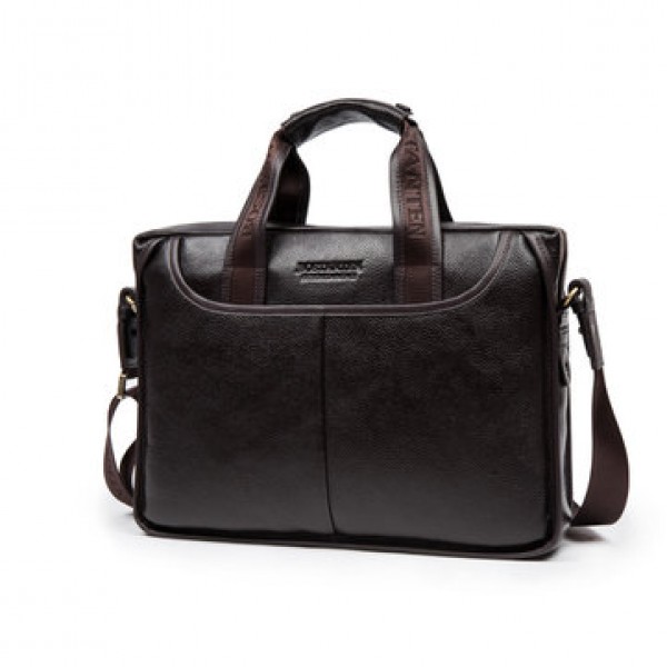 Genuine Leather Cowhide Crossbody Messenger Bag Briefcase Business Laptop Handbag