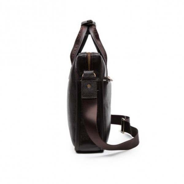 Genuine Leather Cowhide Crossbody Messenger Bag Briefcase Business Laptop Handbag