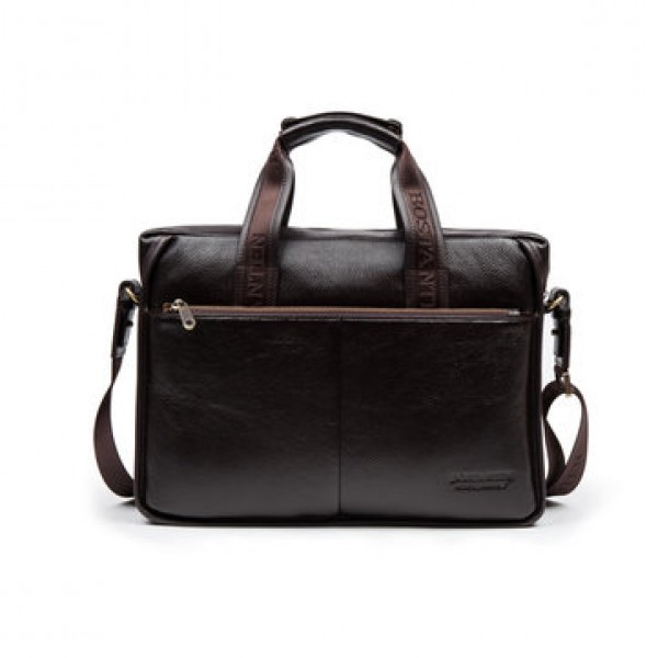 Genuine Leather Cowhide Crossbody Messenger Bag Briefcase Business Laptop Handbag
