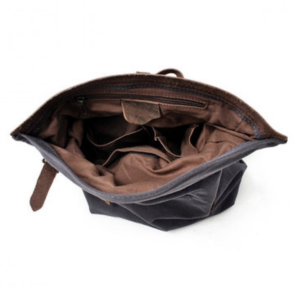 Men Canvas Minimalist Crossbody Bag Handbag Leisure Travel Outdoor Shoulder Bag