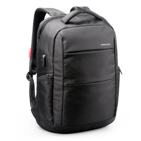 Men Women USB Charging Waterproof Antitheft Laptop Large Capacity Nylon Backpack